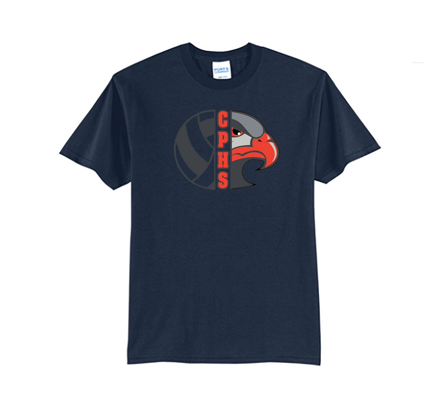 CPHS Volleyball - 50/50 T-Shirt (ALL PRODUCTS WILL BE DELIVERED TO SCHOOL)