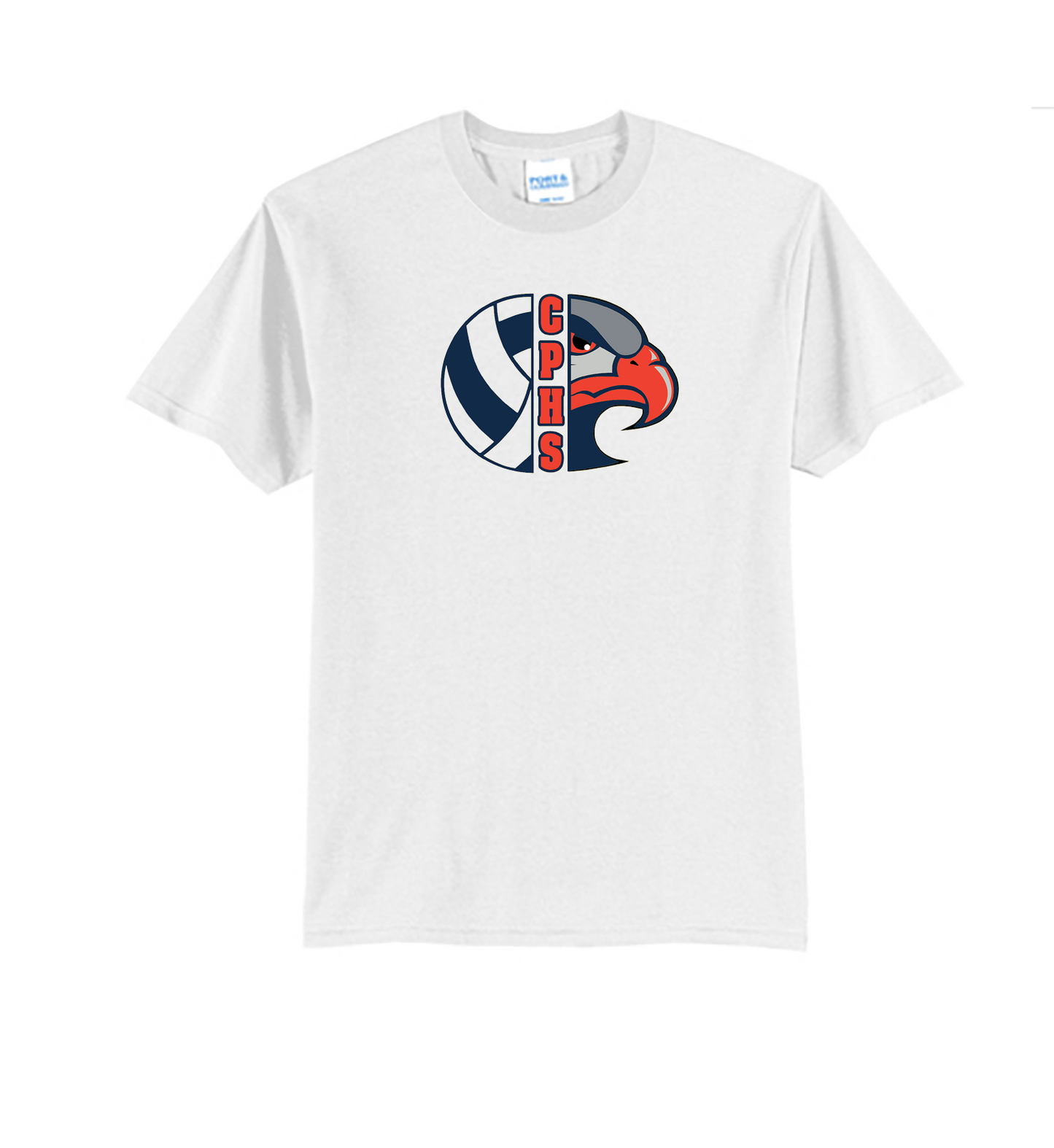 CPHS Volleyball - 50/50 T-Shirt (ALL PRODUCTS WILL BE DELIVERED TO SCHOOL)