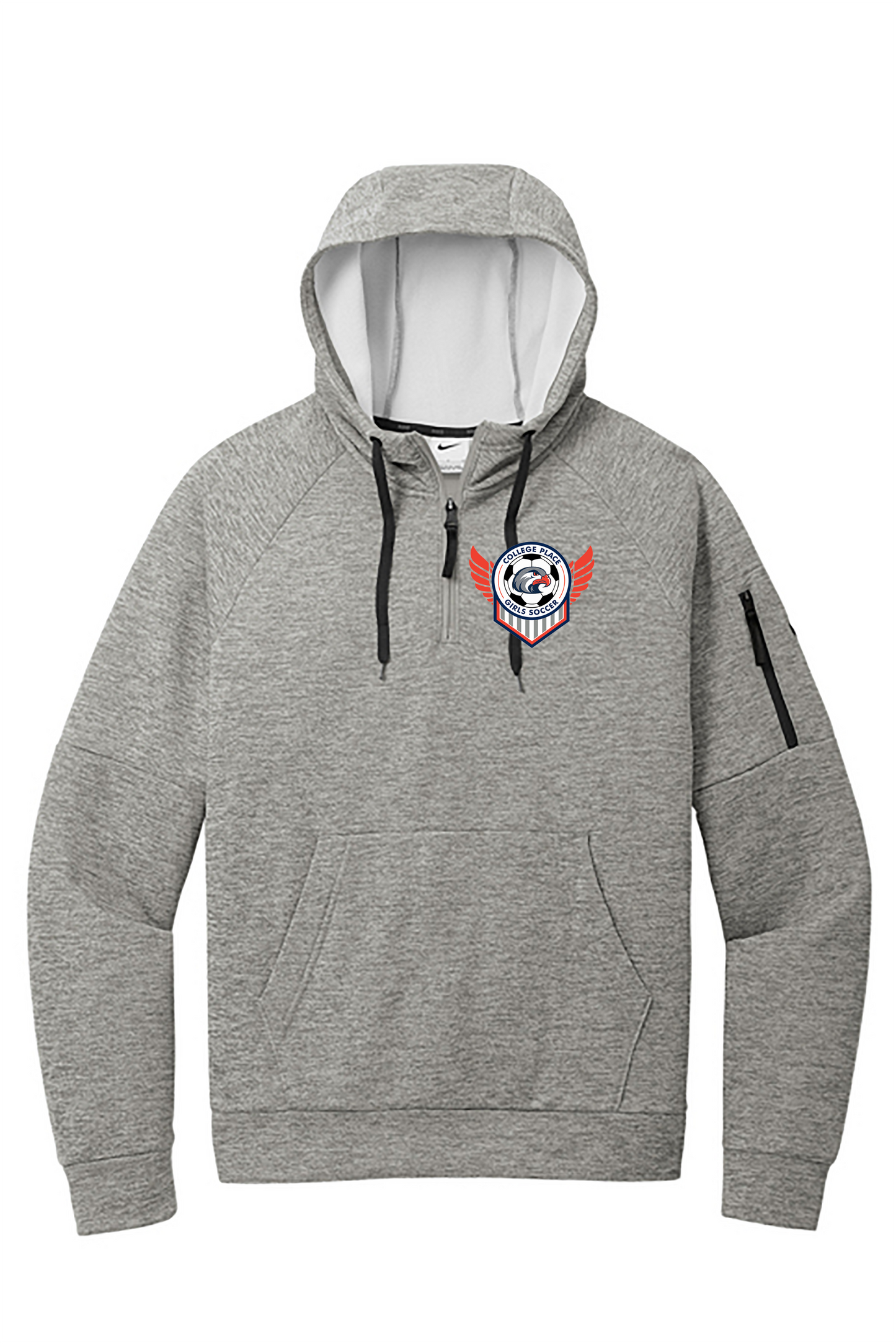 CPHS Girls Soccer - NIKE Therma-FIT Pocket 1/4-Zip Fleece Hoodie (ALL PRODUCTS WILL BE DELIVERED TO SCHOOL)