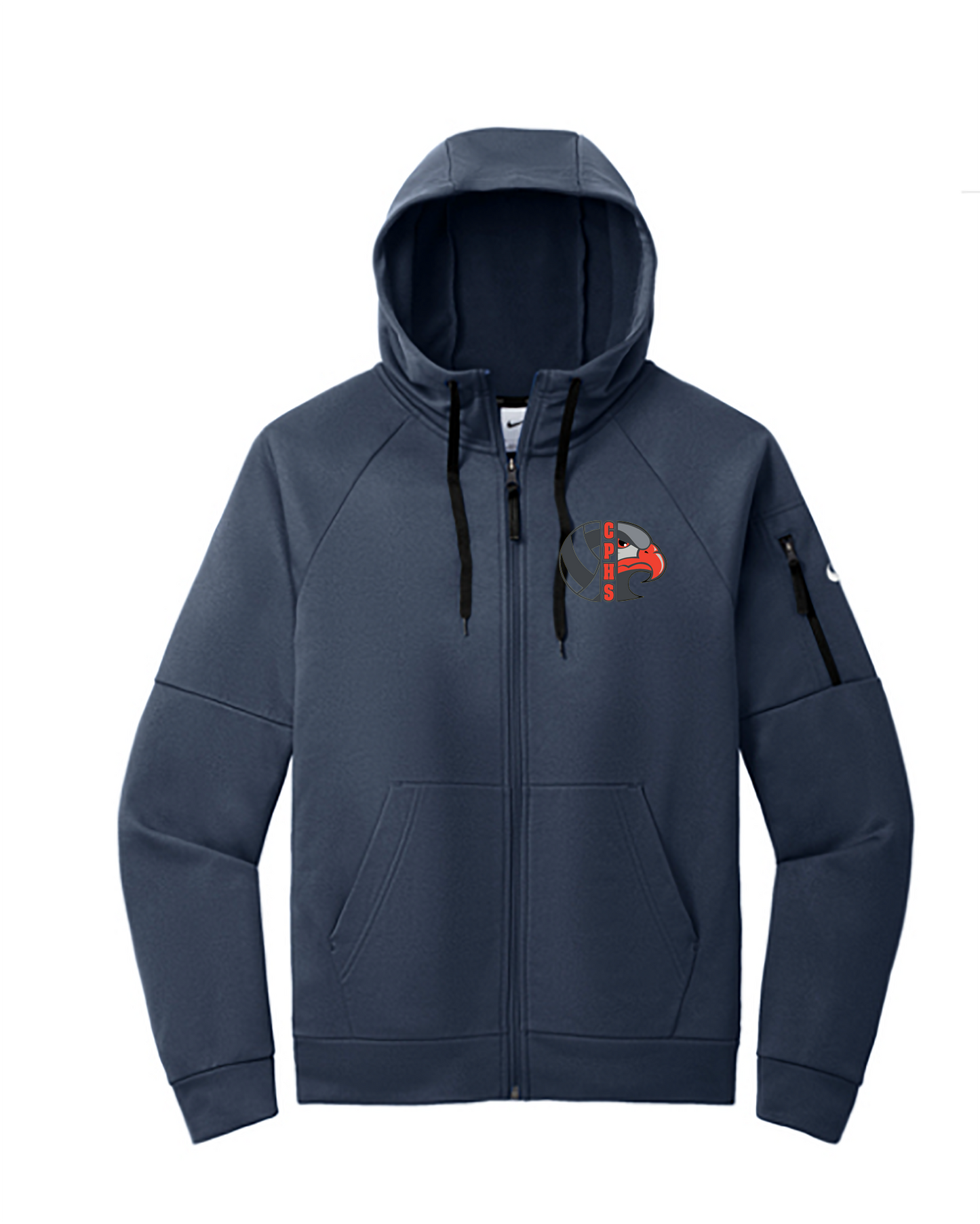 CPHS Volleyball - NIKE Therma-FIT Pocket Full-Zip Fleece Hoodie (ALL PRODUCTS WILL BE DELIVERED TO SCHOOL)
