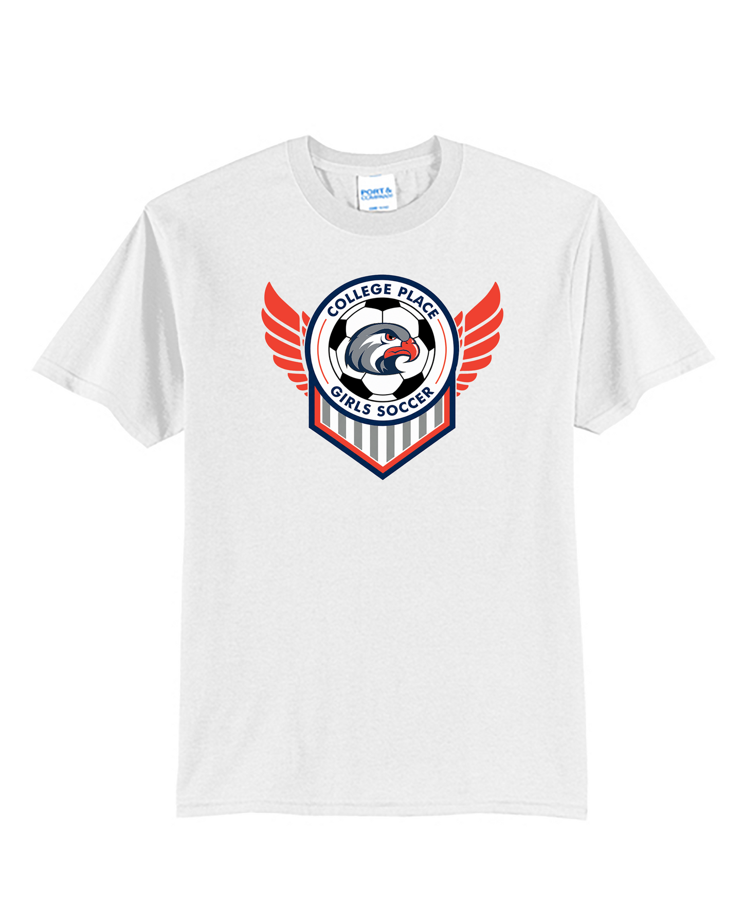 CPHS Girls Soccer - 50/50 T-Shirt (ALL PRODUCTS WILL BE DELIVERED TO SCHOOL)