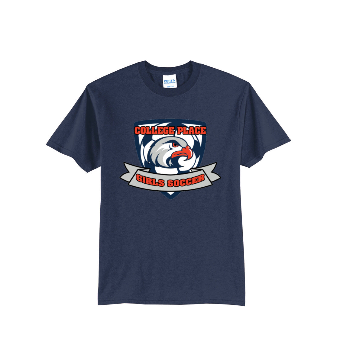 CPHS Girls Soccer - 50/50 T-Shirt (ALL PRODUCTS WILL BE DELIVERED TO SCHOOL)