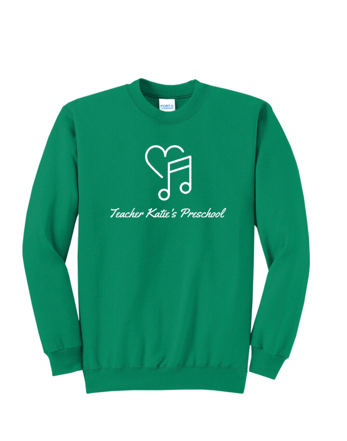 Teacher Katie's Preschool - Crewneck Sweatshirt (ALL ORDERS DELIVERED TO TKPS)
