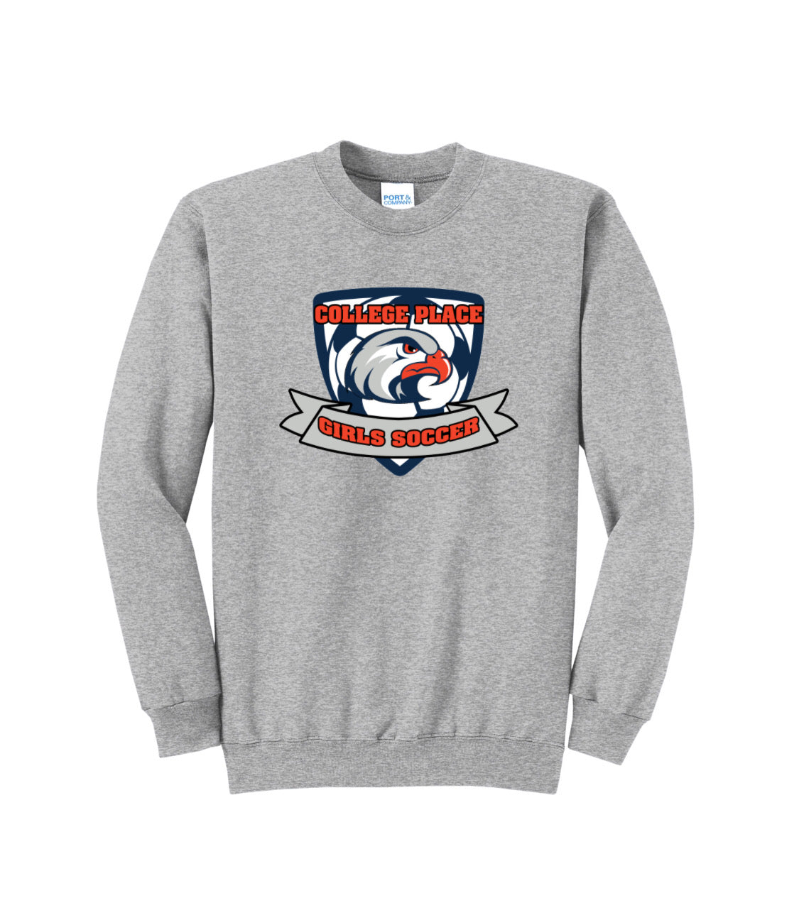 CPHS Girls Soccer - Crewneck Sweatshirt (ALL PRODUCTS WILL BE DELIVERED TO SCHOOL)