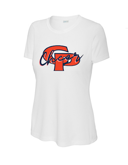 Hawks Cheer - Ladies Performance T-Shirt(ALL PRODUCTS WILL BE DELIVERED TO SCHOOL)