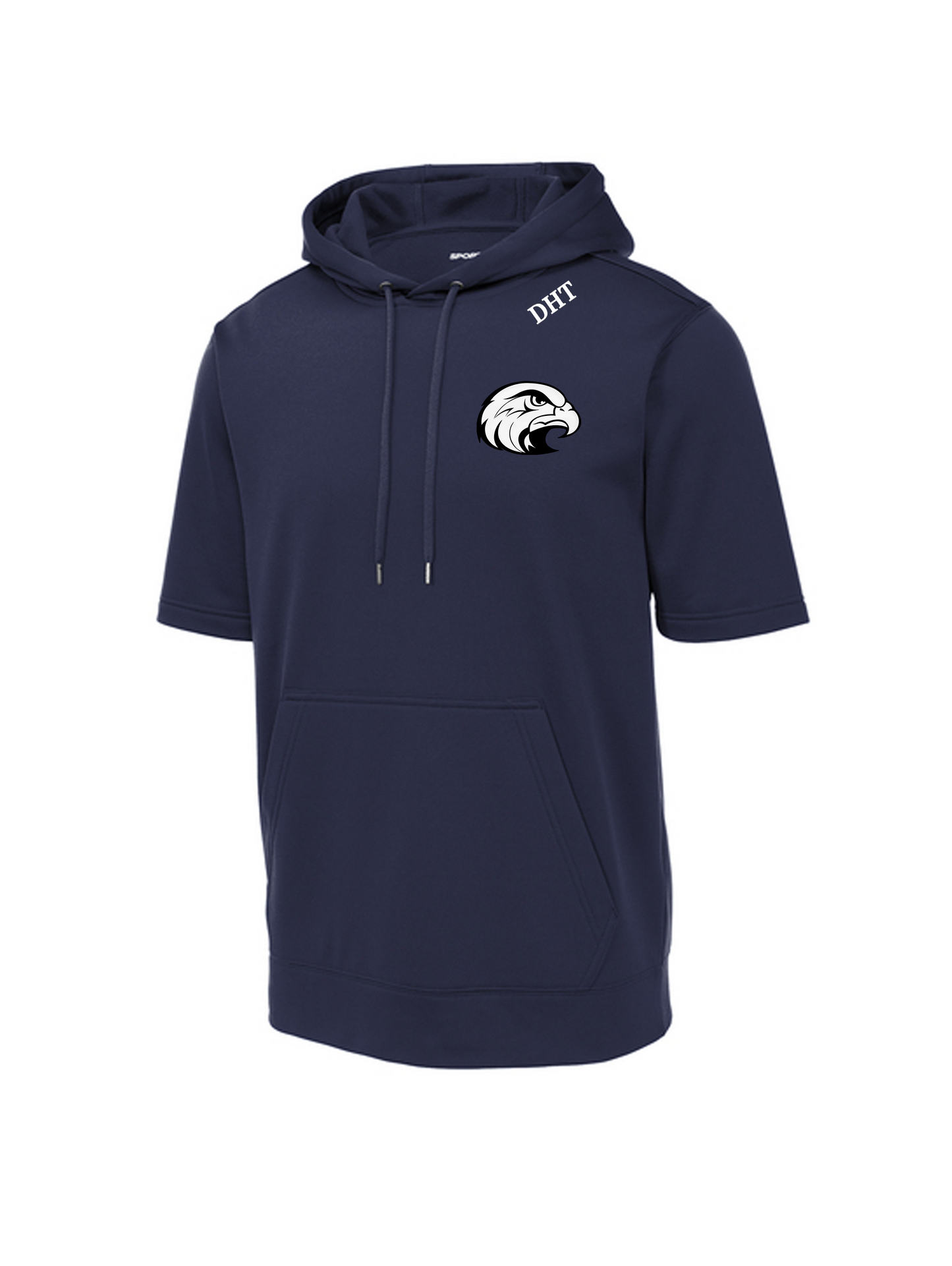 Sport-Tek® Sport-Wick® Fleece Short Sleeve Hooded Pullover