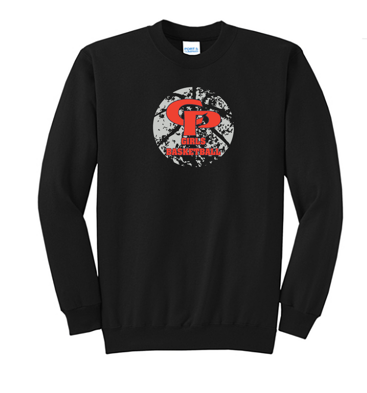 CPHS Girls Basketball - Crewneck Sweatshirt (ALL ITEMS WILL BE DELIVERED TO CPHS)