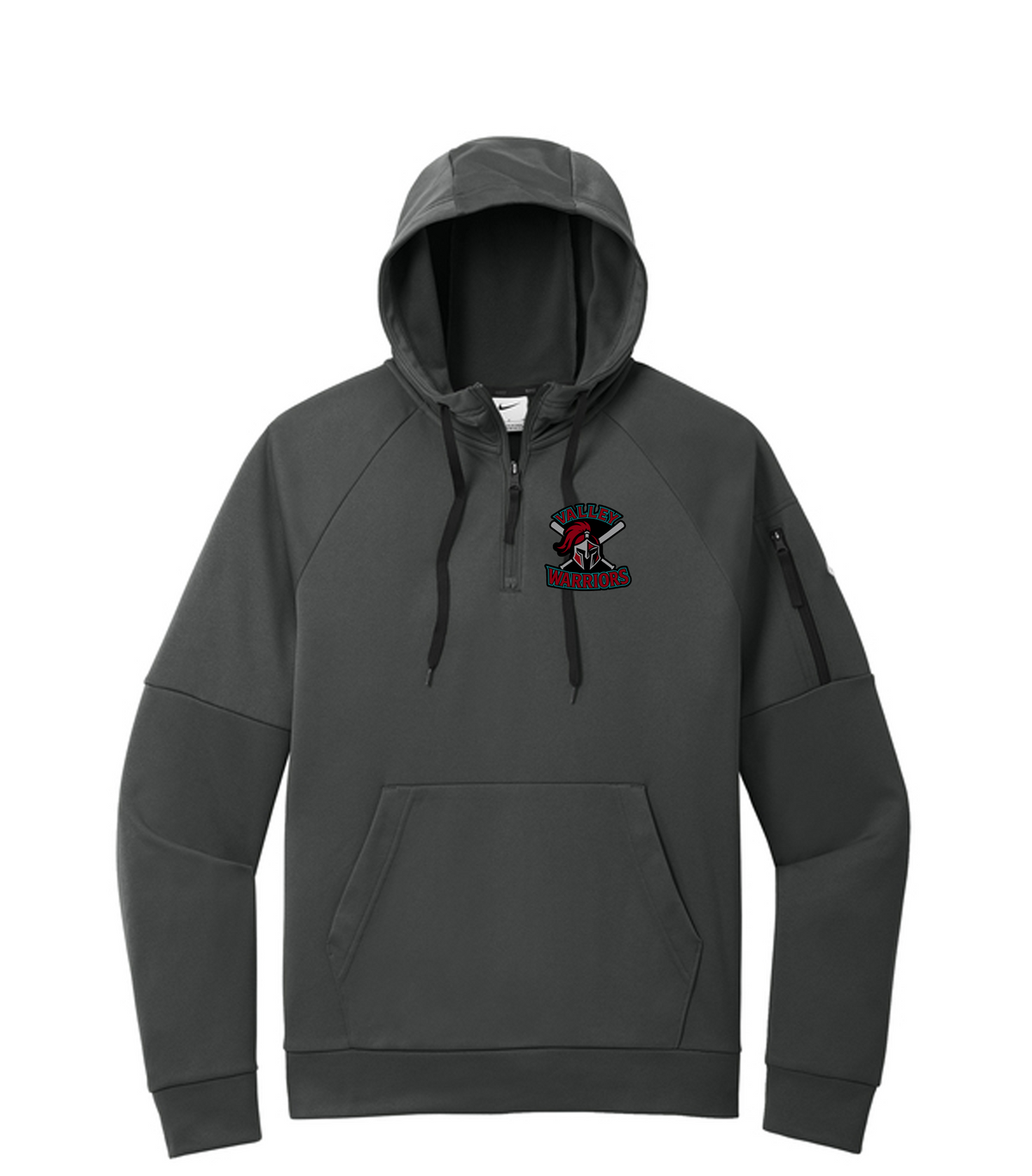 Warrior Softball - NIKE Therma-FIT Pocket 1/4-Zip Fleece Hoodie (ALL PRODUCTS WILL BE DELIVERED TO SCHOOL)