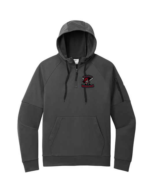Warrior Softball - NIKE Therma-FIT Pocket 1/4-Zip Fleece Hoodie (ALL PRODUCTS WILL BE DELIVERED TO SCHOOL)