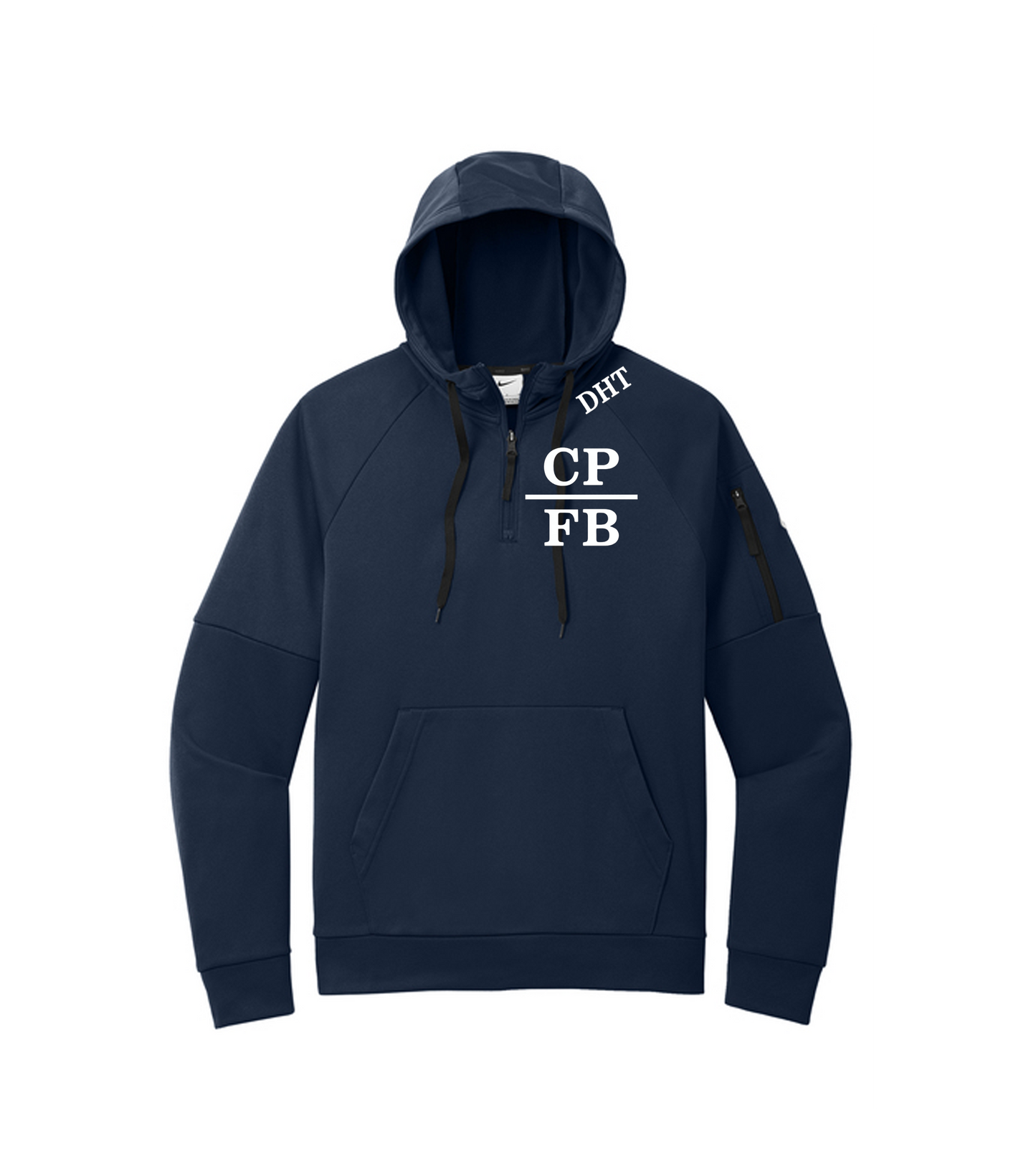 CPHS Football - NIKE Therma-FIT Pocket 1/4-Zip Fleece Hoodie (ALL PRODUCTS WILL BE DELIVERED TO SCHOOL)
