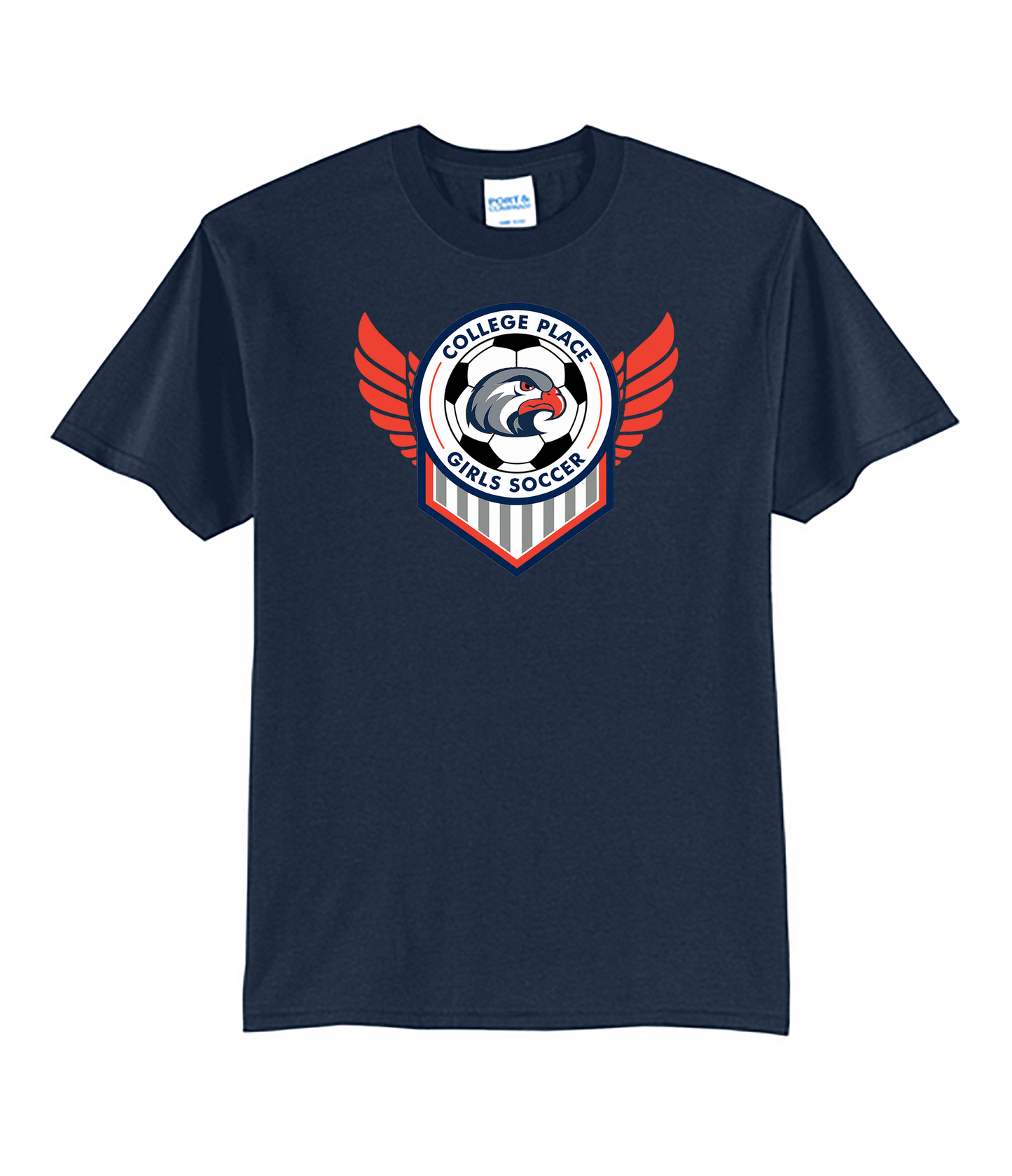 CPHS Girls Soccer - 50/50 T-Shirt (ALL PRODUCTS WILL BE DELIVERED TO SCHOOL)