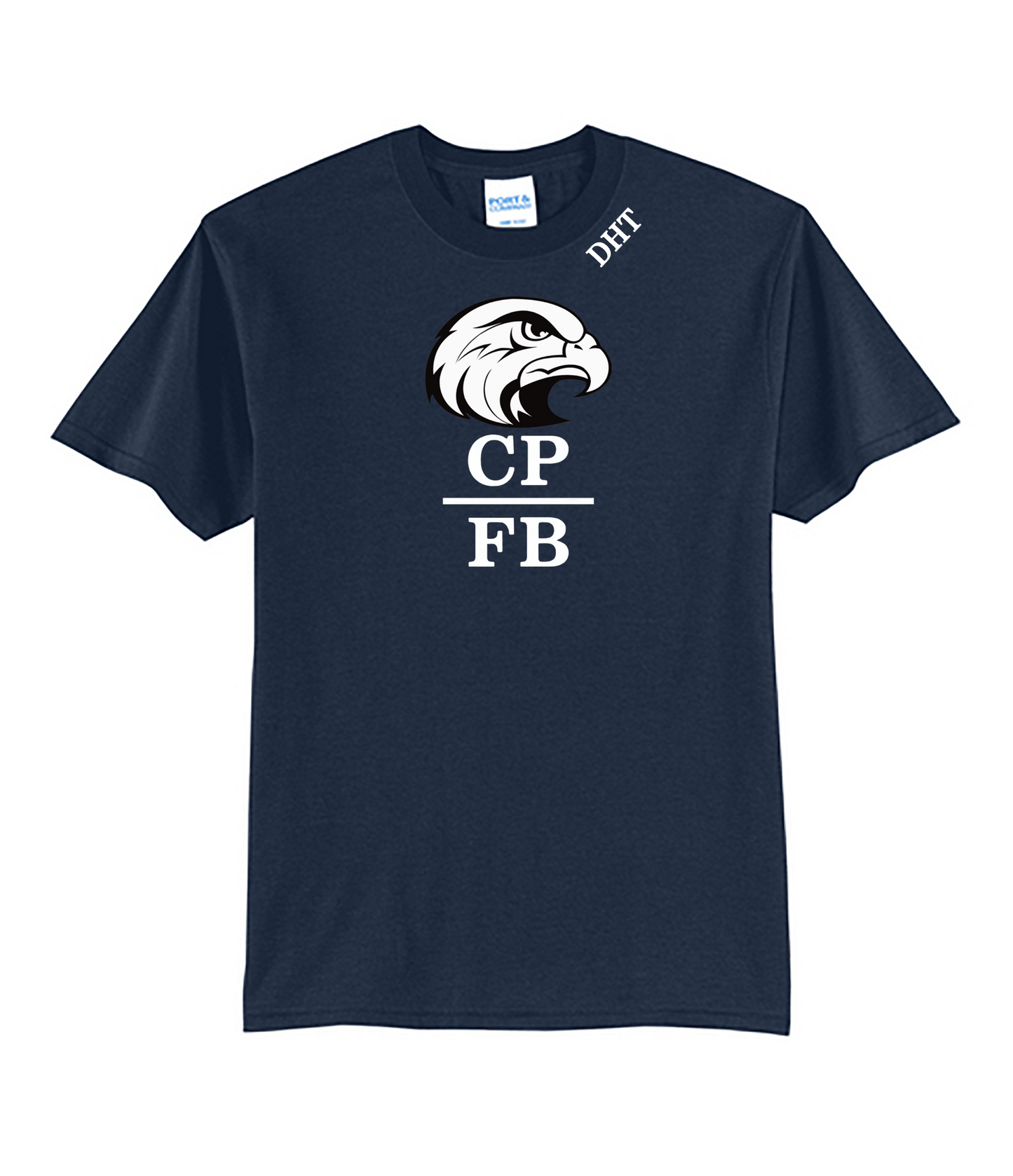 CPHS Football - 50/50 T-Shirt (ALL PRODUCTS WILL BE DELIVERED TO SCHOOL)