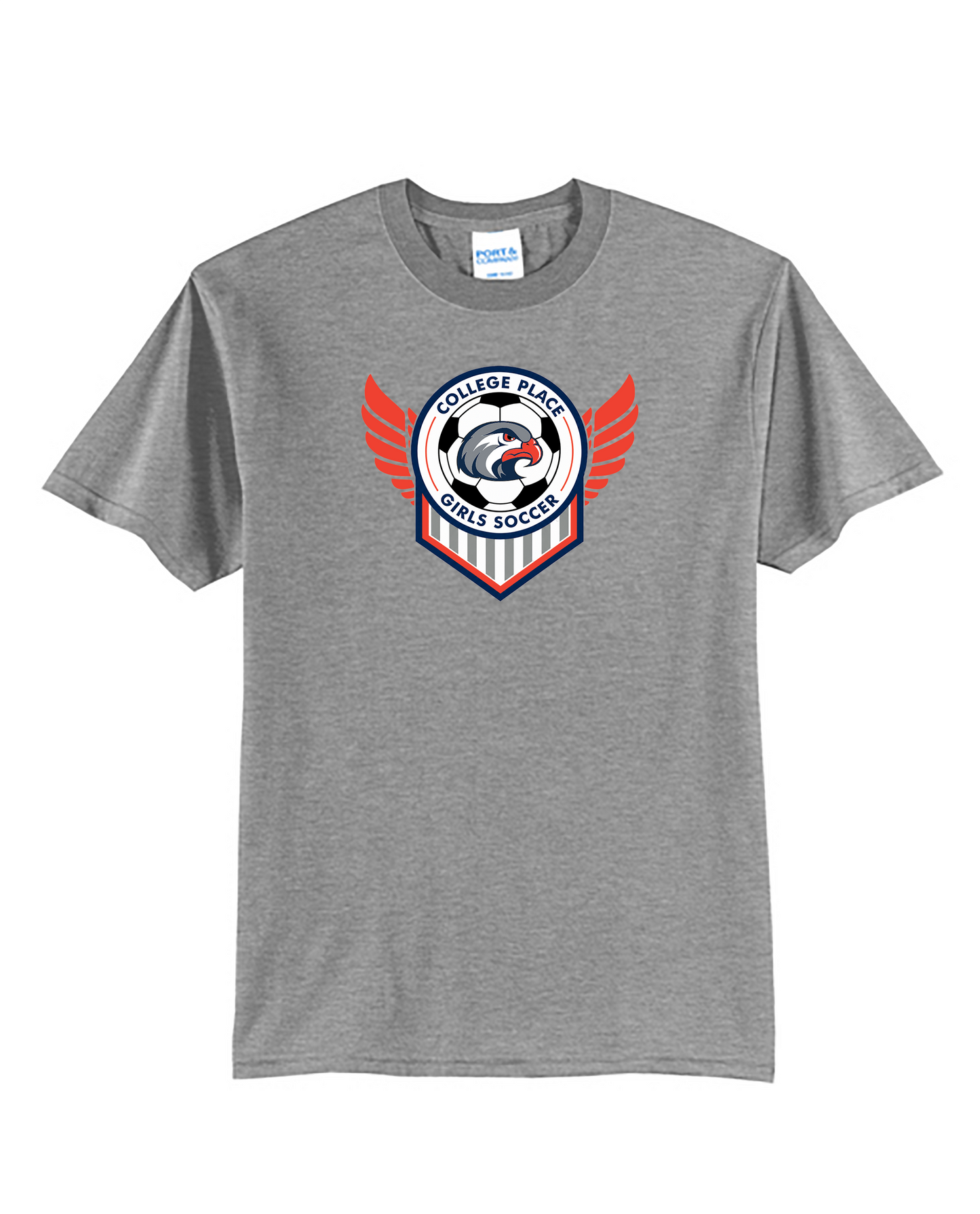 CPHS Girls Soccer - 50/50 T-Shirt (ALL PRODUCTS WILL BE DELIVERED TO SCHOOL)