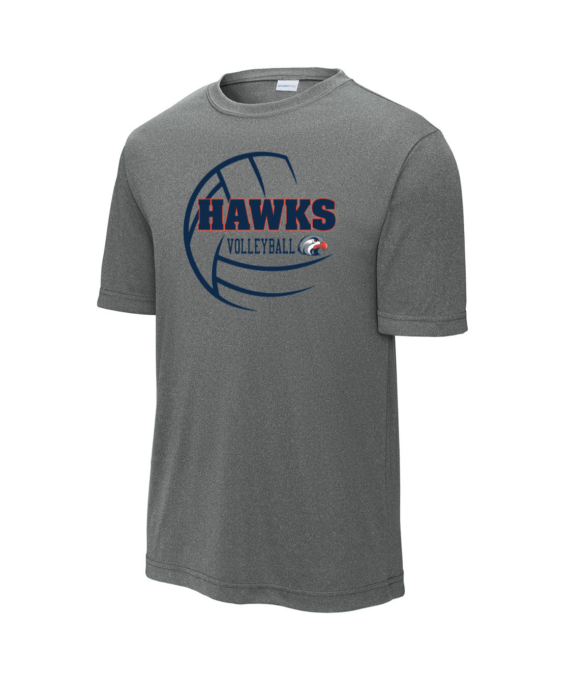 Hawks Volleyball Performance T-Shirt - Multiple Color Options -(ALL PRODUCTS WILL BE DELIVERED TO SCHOOL)