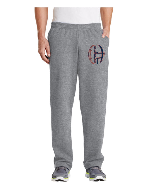 Hawks Football Sweatpants - Navy or Heather Gray - (ALL PRODUCTS WILL BE DELIVERED TO SCHOOL)