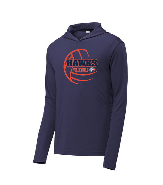 Hawks Volleyball - Performance Hooded Pullover - Multiple Color Options - (ALL PRODUCTS WILL BE DELIVERED TO SCHOOL)