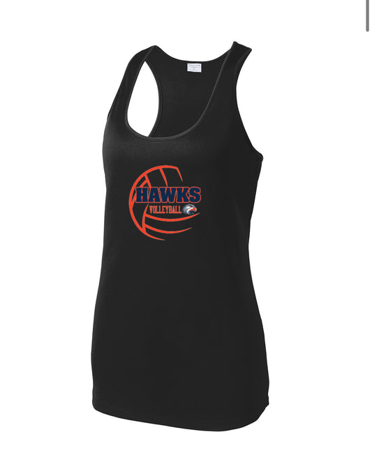 Hawks Volleyball Performance Tank Top - Multiple Color Options -(ALL PRODUCTS WILL BE DELIVERED TO SCHOOL)