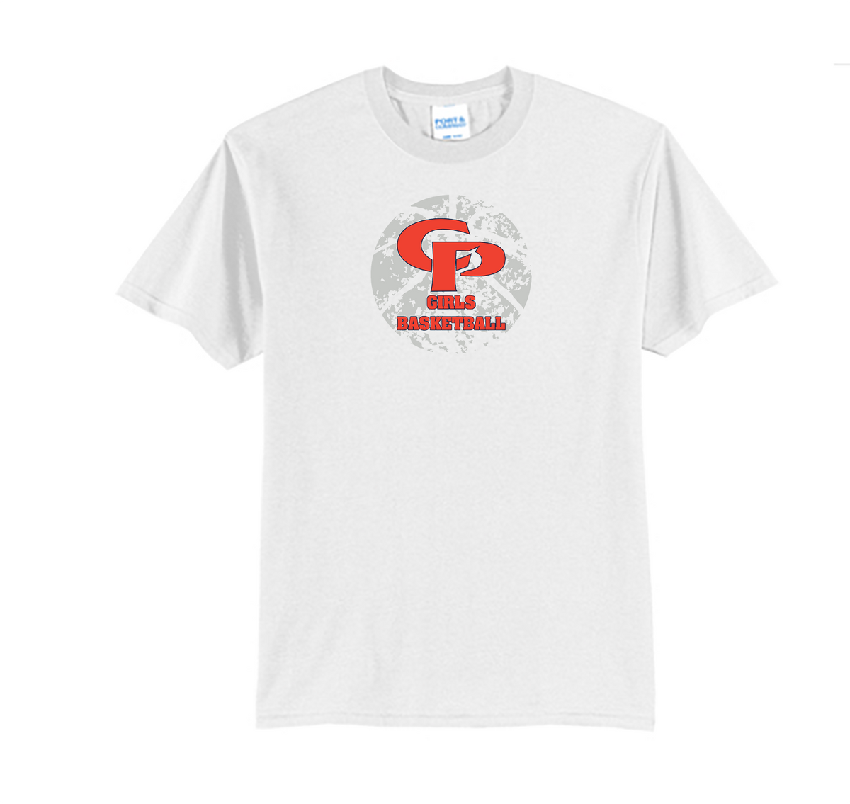 CPHS Girls Basketball - 50/50 T-Shirt (ALL ITEMS WILL BE DELIVERED TO CPHS)