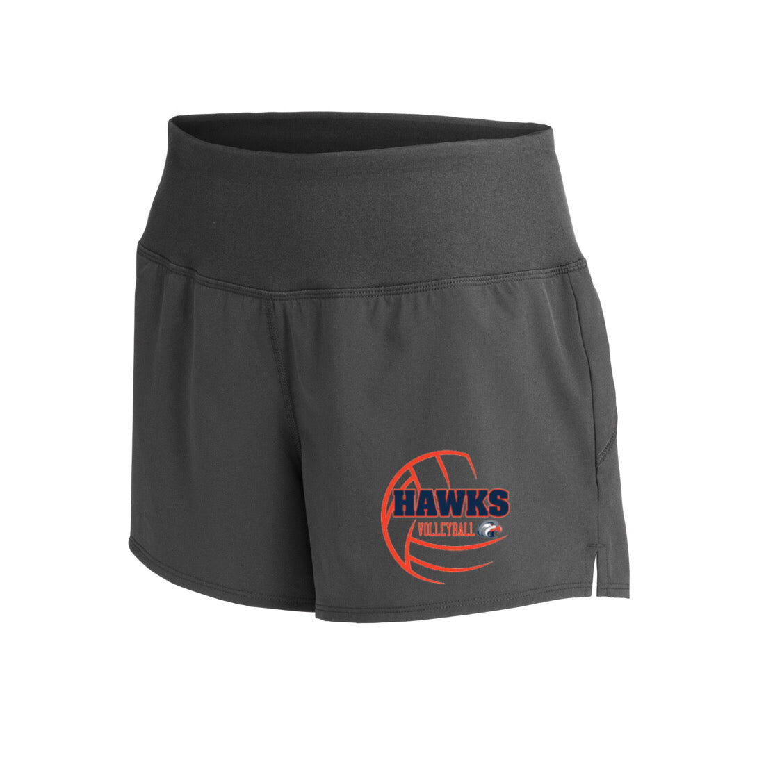 Hawks Volleyball Ladies Shorts - Multiple Color Options - (ALL PRODUCTS WILL BE DELIVERED TO SCHOOL)