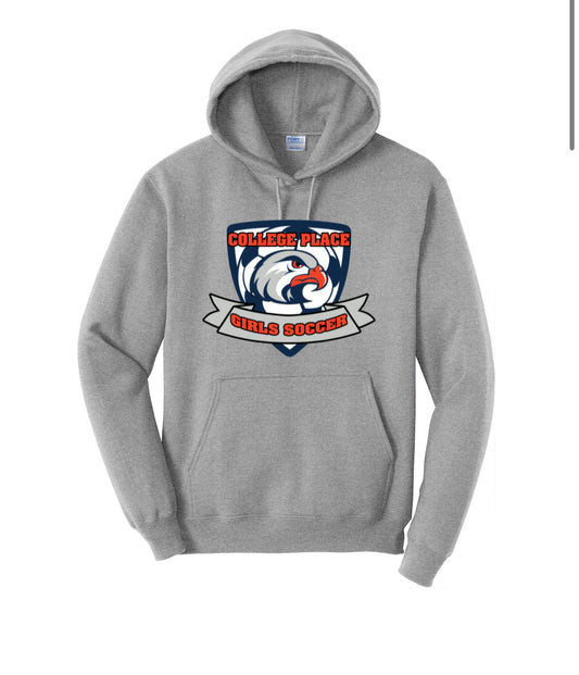 Hawks Soccer Sweatshirt - Navy, Orange, or Heather Gray - (ALL PRODUCTS WILL BE DELIVERED TO SCHOOL)