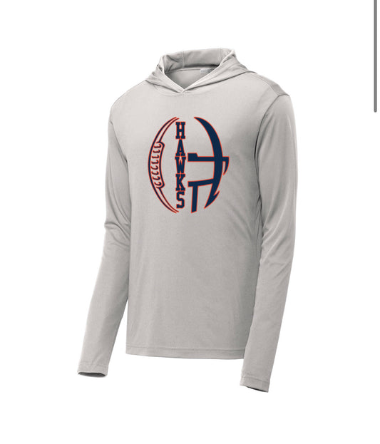 Hawks Football - Performance Hooded Pullover - Multiple Color Options - (ALL PRODUCTS WILL BE DELIVERED TO SCHOOL)