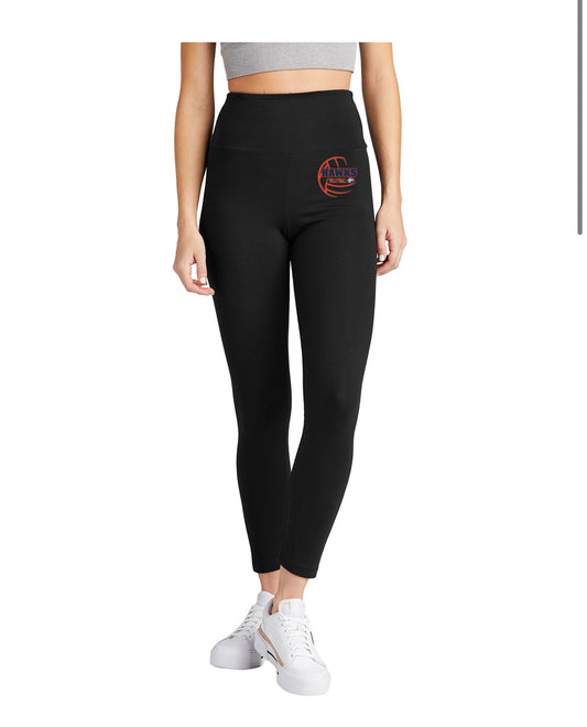 Hawks Volleyball Leggings - Black - (ALL PRODUCTS WILL BE DELIVERED TO SCHOOL)