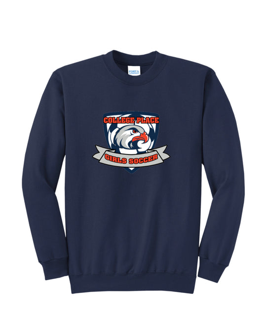 Hawks Soccer - Crewneck Sweatshirt - Multiple Color Options -(ALL PRODUCTS WILL BE DELIVERED TO SCHOOL)