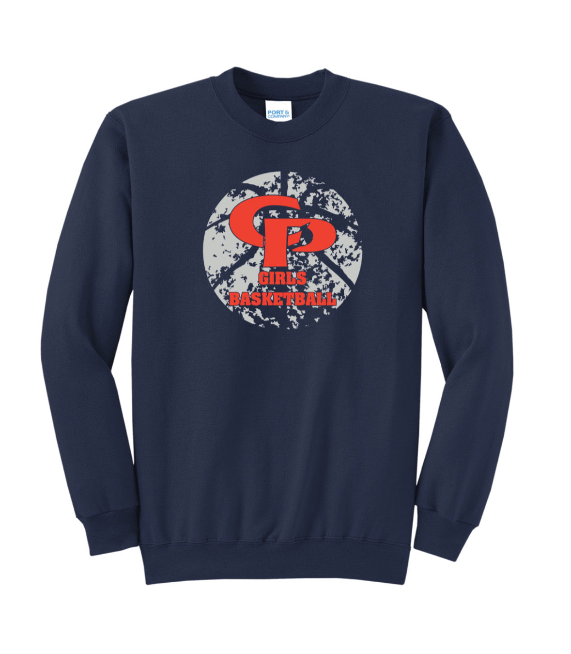 CPHS Girls Basketball - Crewneck Sweatshirt (ALL ITEMS WILL BE DELIVERED TO CPHS)