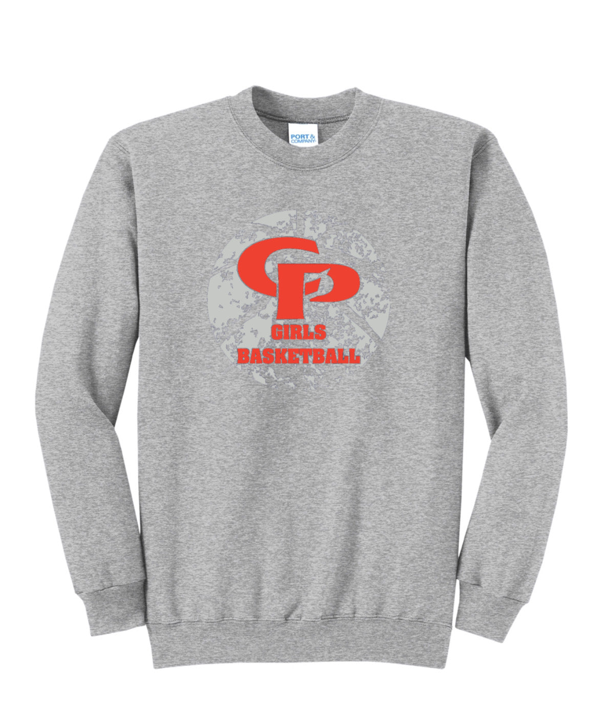 CPHS Girls Basketball - Crewneck Sweatshirt (ALL ITEMS WILL BE DELIVERED TO CPHS)