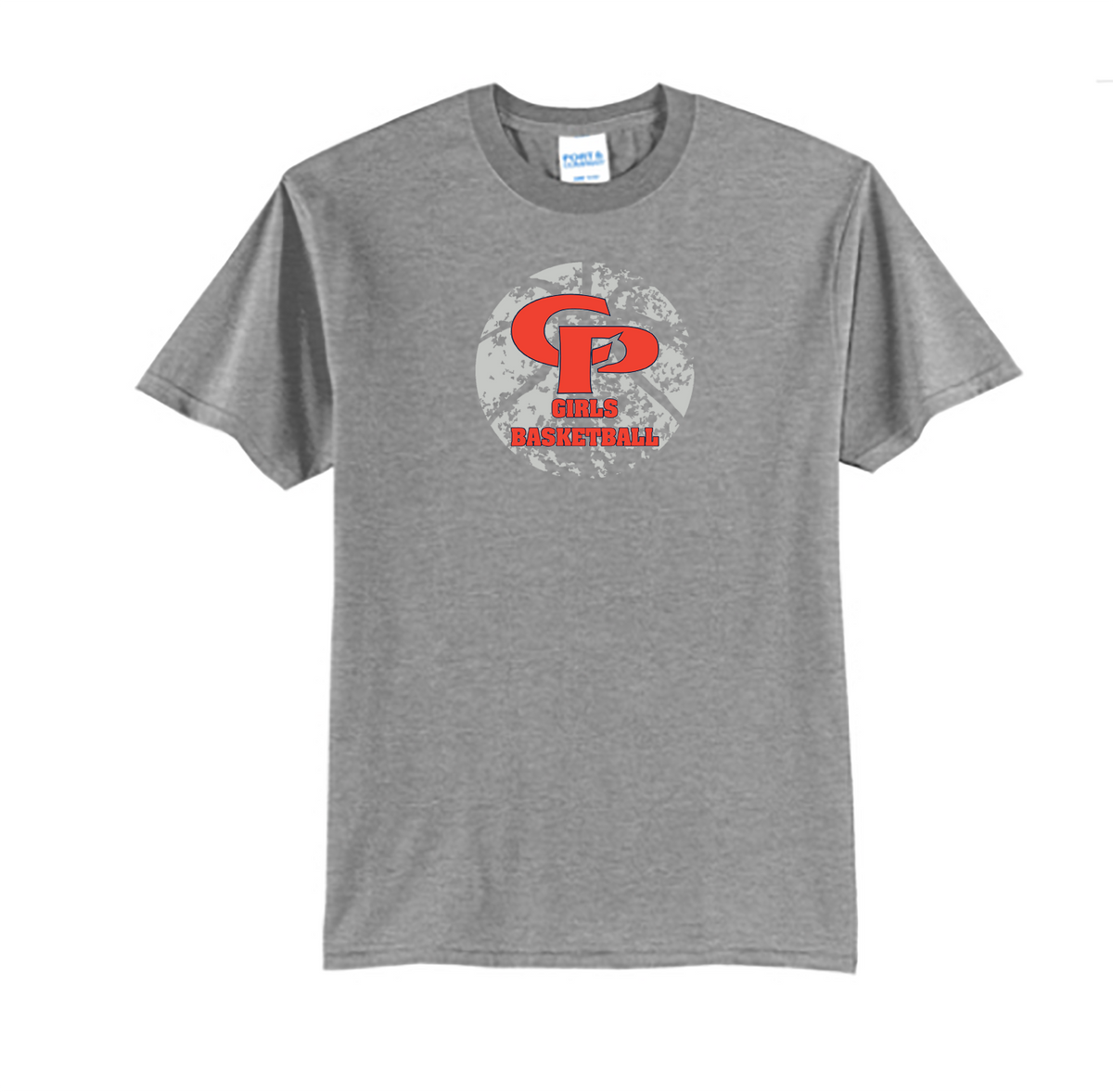 CPHS Girls Basketball - 50/50 T-Shirt (ALL ITEMS WILL BE DELIVERED TO CPHS)